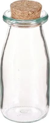 Produktbild von Minivasen Glas Korken Vintage-Deko Hochzeiten 6er-Set, 6 Stück