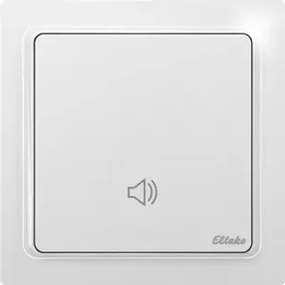 Obrázok produktu pre Eltako rádiové signalizačné zariadenie UP pre vnútorné použitie čisto biely lesklý E-Design55 30055068