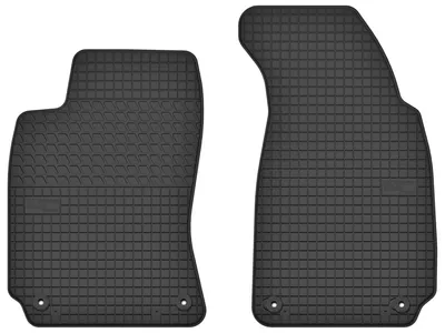 Produktbild von Gummi-Fußmatten Vorne für Skoda Superb I 2001-2008 (Limousine) – 2-tlg, Schwarz, passgenau – Wielganizator SolidTread