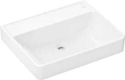 Obrázok produktu pre Umyvadlo hansgrohe Xanuia Q, bez otvoru na batériu, bez prepadu, 600 × 480 mm, lesklá biela, 60242450