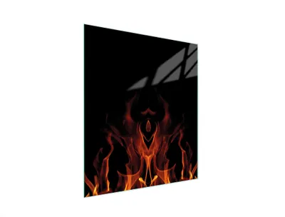Produktbild von Glasschneidebrett 45x52 FEUER