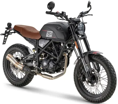 Produktbild von PRIKE Motorrad PXS 125 Scrambler, E5+, 124 ccm, 85 km/h, Euro 5+, 7,3 kW, 9,9 PS, CBS, 125er Scrambler-Design, digitales Cockpit