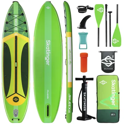 Immagine prodotto di SUP SKATINGER Plan S Verde 335x84x15 cm (11') tavola da turismo
