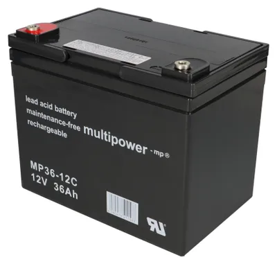 Produktbild von Akku kompatibel Elektromobil E Scooter Elektro Roller 60V 5x 12V 36Ah Blei MP