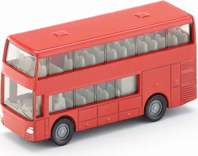 Zdjęcie produktu dla Model autobusu piętrowego Siku w kolorze czerwonym; 1321