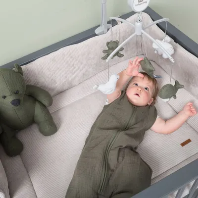 Produktbild von Baby's Only Boxcloth Sense Seegrün 80 x 100 cm