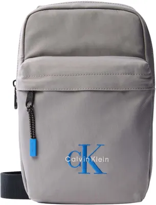 Produktbild von Calvin Klein Herren Crossbody Bag Tasche Bold Sling mit Außentasche, Grau (Cloud