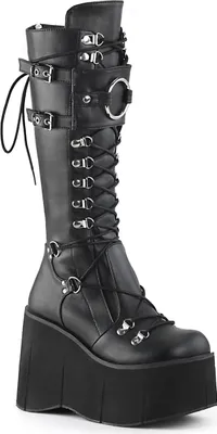 Produktbild von KERA-200 Damen Boots von DemoniaCult, Schwarz EU 42, US 12