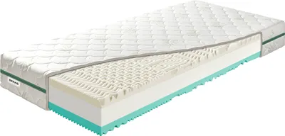 Produktbild von Visco-Matratze Benab Zero Visco 18 HR Matratze 120 x 200 cm H3 / H4 hart 18 cm hohe Visco-Matratzen, Aloe Vera, Visco, PUR, HR, 7 Zonen, Knoben