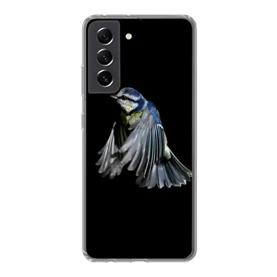 Produktbild von MuchoWow® Handyhülle Schutzhülle Hülle für Samsung Galaxy S21 FE Vögel - Federn - Schwarz Silikon Softcase Handy Hülle - Mobiltelefonhülle