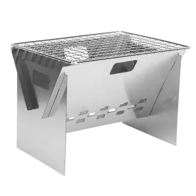 Image de Barbecue pliable au charbon de bois,Barbecue pliable portable,Barbecue pliable pour l'extérieur,Barbecue portable,Mini barbecue pliable,Barbecue détachable pour le camping