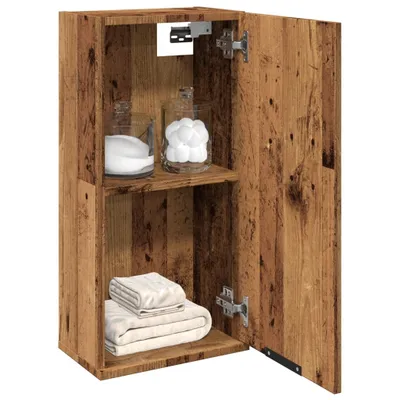 Immagine prodotto di Maison Exclusive - Armadietto da bagno a muro in rovere artigianale 32x20x67 cm