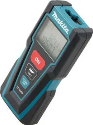 Produktbild von Makita LD030P, Schwarz, Türkis, IP54, AAA, 1,5 V, 53 x 115 x 25 mm, 95 g
