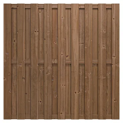 Produktbild von Bretterzaun Pinus DIY-Bausatz Kiefer KDI braun