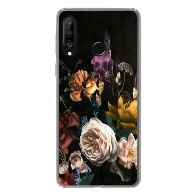 Obrázok produktu pre Kryt mobilného telefónu pre Huawei P30 Lite Kvetina - Ruže - Vzory Silikónové mäkké puzdro