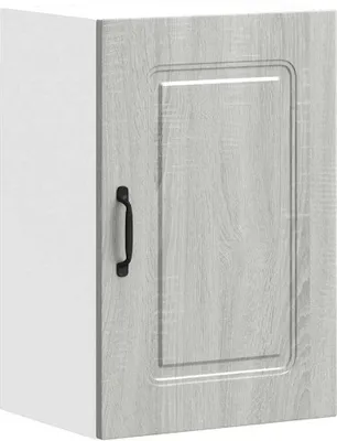 Image de vidaXL Armoire de cuisine suspendue Kalmar Gris Sonoma Matériau dérivé du bois