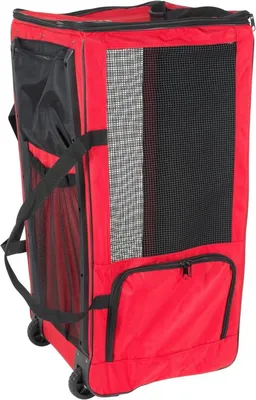 Produktbild von Spordas Sporttasche Big Red Megabag mit 11 Fächern und Rollen