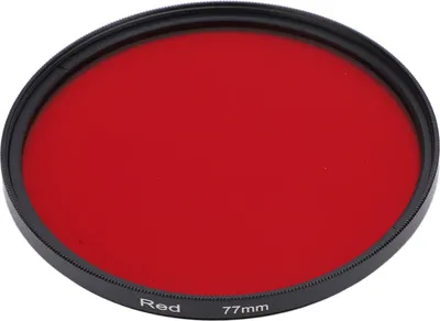 Zdjęcie produktu dla Czerwony filtr obiektywu o wysokiej rozdzielczości i pełnym kolorze do lustrzanek cyfrowych Nikon 77 mm