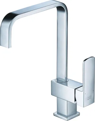 Productafbeelding van Beitz & Walz AQVADESIGN Spoelbak, model: met zijdelijke, hoekige hendel, chroom