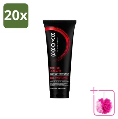 Immagine prodotto di 20 confezioni di balsamo intensivo colorante Syoss per capelli colorati - 250 ml - confezione - 20 pezzi