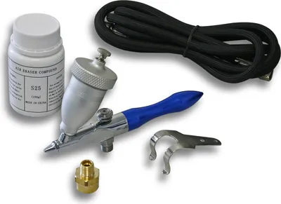 Obrázok produktu pre Airbrush Air Eraser Mini pieskovacia pištoľ Stlačený vzduch trysky odstránenie čistenie