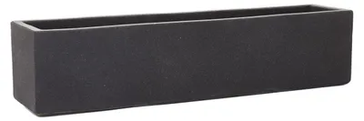 Produktbild von VIVANNO Blumenkasten Beton FLOBO Kasten, Anthrazit matt - 80x18x18 cm