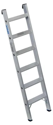 Produktbild von Schwerlast-Anlegeleiter mit 80 mm Alu-Stufen, bis 225 kg, 6 Stufen