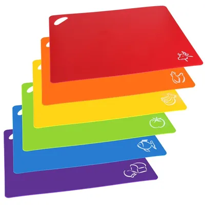 Imagen del producto de Juego de 6 tablas de cortar flexibles
