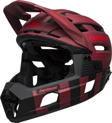 Obrázok produktu pre Bell Helmets Super Air R Spherical, Celotvárová prilba, Zapuzdrená konštrukcia, Priezor prilby, Matný