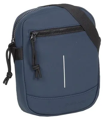 Produktbild von New Rebels Columbus Topzip Umhängetasche Schultertasche wasserabweisendes Planenmaterial, navy blau