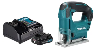 Obrázek produktu pro Akumulátorová přímočará pila Makita JV 101 DSA1 12 V max. 65 mm + 1x akumulátor 2,0 Ah + nabíječka