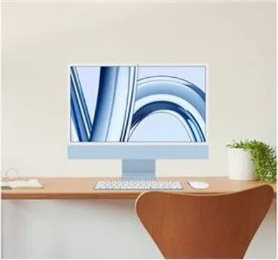 Produktbild von Apple iMac 24' Retina 4,5K Display, M3 Chip mit 8-Core CPU & 10-Core GPU - 512GB SSD DE in Blau