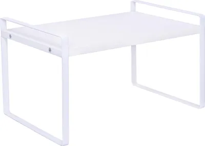 Produktbild von QUVIO Küchenschrank-Organisator - Küchenschrank-Organisator - Regaleinsatz- Küchenschrank-Regal- Küchenschrank-Regal - Küchenschrank-Organisator - Küchenschrank-Regal - Küchenschrank-Organisator - Metall - 31 cm - Weiß