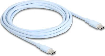 Obrázok produktu pre DeLOCK 81235, 2,5 m, USB C, USB C, USB 2.0, 0,48 Gbit/s, Modrá