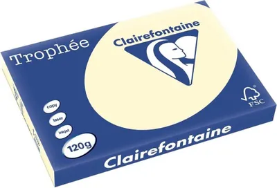 Image de Papier multifonction Clairefontaine Trophée A3 120 g/m² couleur sable, 250 feuilles