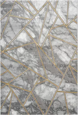 Image de Tapis tissé ERZU pour le salon et la chambre à coucher avec motifs géométriques