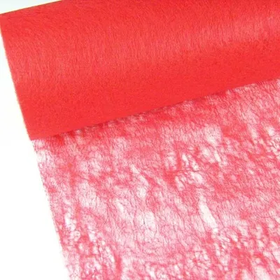 Produktbild von 10m Vlies Tischband 48cm Tischläufer Hochzeit Party Taufe Tischdeko Stoff, Farbe:rot