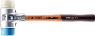 Produktbild von Halder Schonhammer Simplex Alug. 40mm TPE-soft/Nylon