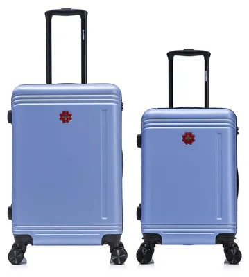 Produktbild von 2er-Set aus mittelgroßen Hartschalenkoffern und Handgepäckkoffern von GSTAAD