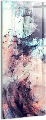 Produktbild von Designer Glasbild - Wandbild - Glas Bild - 50x125 cm - Abstraktes Bild