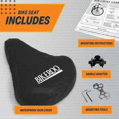 Produktbild von Famanu Fahrradsattel Ergonomisch - Gepolstert, Schockabsorbierend