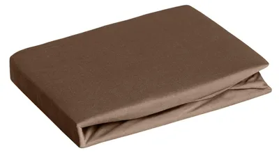 Zdjęcie produktu dla Prześcieradło z gumką jersey 220x200 +30 cm brązowe