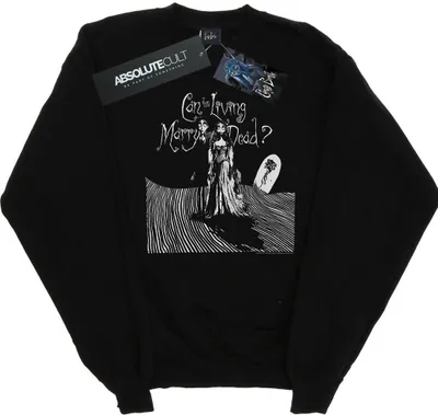 Produktbild von Corpse Bride - "Marry The Dead" Sweatshirt für Herren BI15925 (XL) (Schwarz)