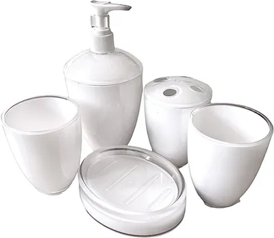 Produktbild von Wenko Bad-Set 5 tlg. Weiß