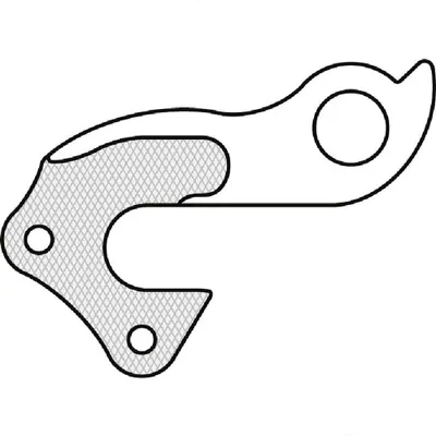 Immagine prodotto di Gancio per deragliatore Marwi con 2 viti M4 x 0,7, GH-072
