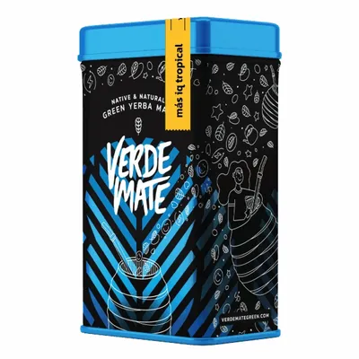 Obrázek produktu pro Yerbera - Plechovka + Verde Mate Mas IQ Tropical 0,5kg