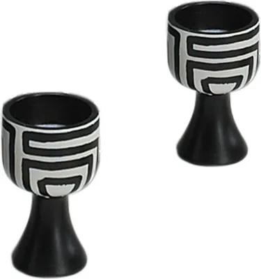 Produktbild von Mango-Holz-Kerzenhalter 2er-Set