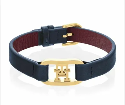 Image de Bracelet en cuir bleu foncé 2780827