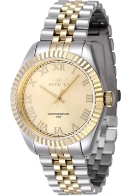 Immagine prodotto di Invicta Specialty 47416 Orologio da Donna - Movimento al Quarzo - Acciaio Inossidabile con Quadrante Dorato - 36 mm