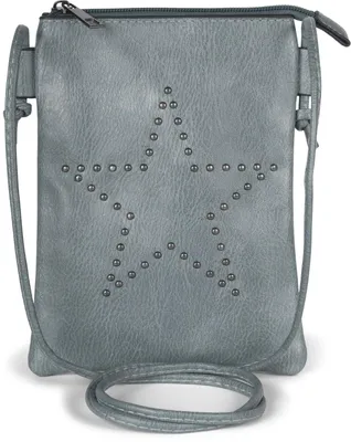 Produktbild von styleBREAKER Mini Bag Umhängetasche mit Nieten in Stern Form, Schultertasche, Handtasche, Tasche, Damen 02012235